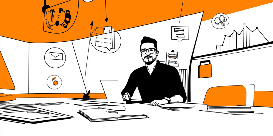 Abschnittsbild Erfolgsfaktoren und Strategien für digitales Marketing